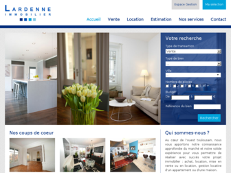 lardenne-immobilier.fr website preview
