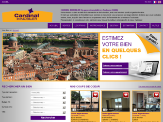 cardinalimmobilier.fr website preview