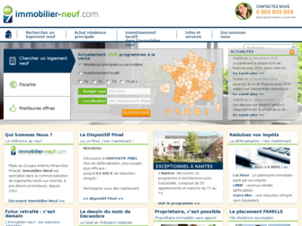 immobilier-neuf.com website preview