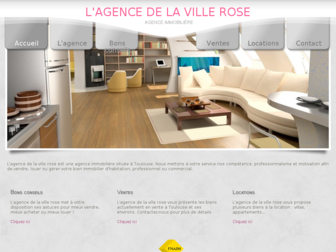 lagencedelavillerose.fr website preview