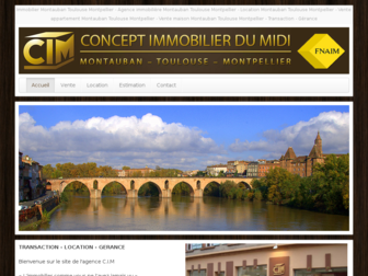 agencecim.fr website preview