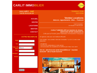 carlit-immobilier.com website preview