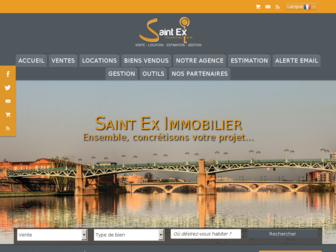 sainteximmobilier.net website preview