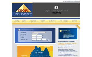 keops-midipyrenees.com website preview