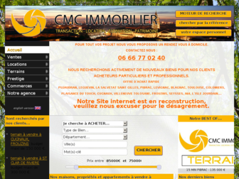 cmc-immobilier.com website preview