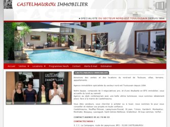 castelmaurou-immobilier.fr website preview