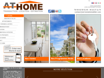 at-homeimmobilier.com website preview