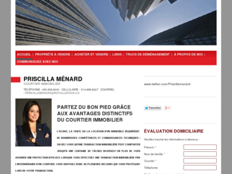 priscillamenard.com website preview