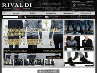 rivaldi-store.com website preview