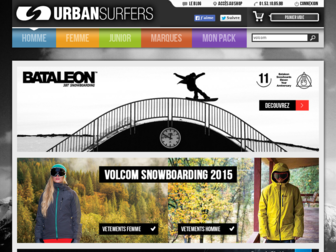 urbansurfers.fr website preview
