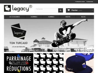 clothing-legacy.com website preview