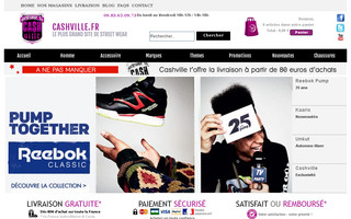 cashville-boutique.fr website preview