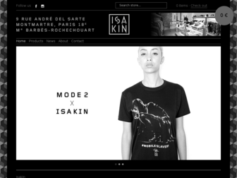 isakinparis.com website preview