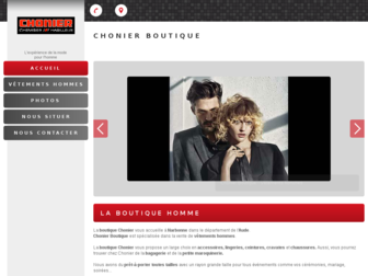 chonierboutique-vetements-aude.fr website preview