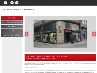 boutique-chonier-vetements.fr website preview
