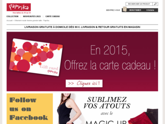 paprika.fr website preview