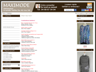 maximode.fr website preview