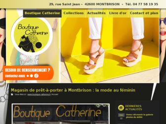 boutique-catherine.fr website preview