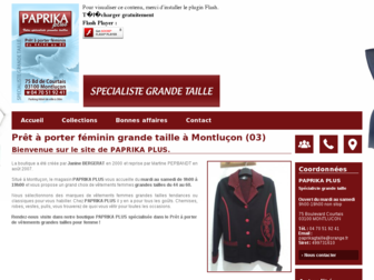 paprika-plus-grandes-tailles.fr website preview