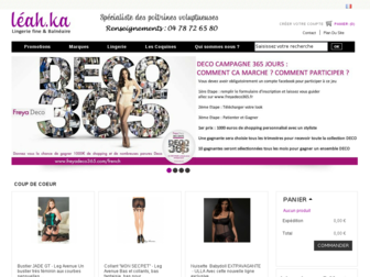 lingerie-leah-ka.com website preview