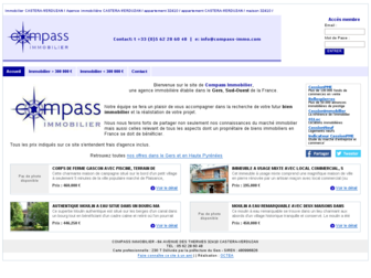 compass-immo.octissimo.com website preview