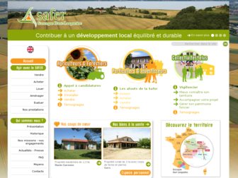 gascogne-haut-languedoc.safer.fr website preview