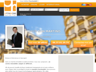 sanmartino.optimhome.com website preview