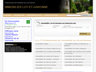immobilierlotetgaronne.com website preview