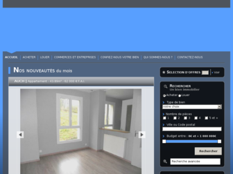 gers-immobilier.fr website preview