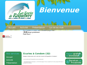 ecuries-gers.fr website preview