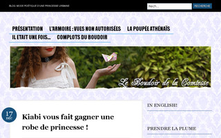 boudoirdelacomtesse.wordpress.com website preview