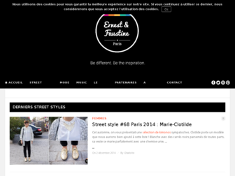 ernest-faustine.com website preview