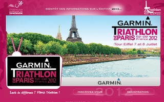 triathlondeparis.fr website preview