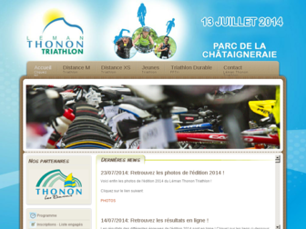 thonon-triathlon.fr website preview
