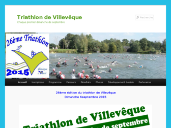 triathlonvilleveque.free.fr website preview