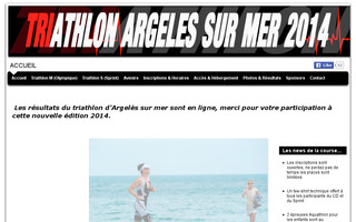 triathlondargelessurmer.fr website preview