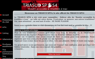 triasudsp54.free.fr website preview