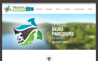 triathlonduchesnay.com website preview