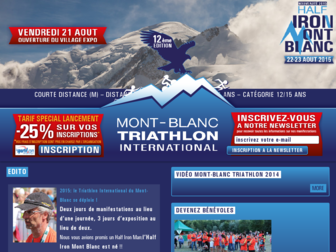 montblanc-triathlon.fr website preview