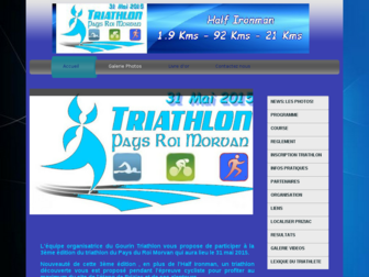 triathlondupaysduroimorvan.com website preview