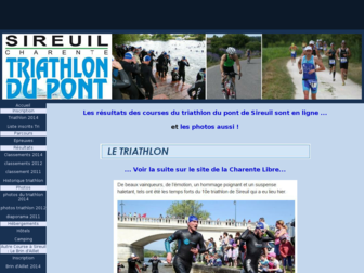 triathlonsireuil.com website preview