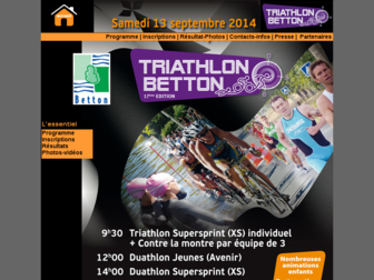 bettontriathlon.com website preview