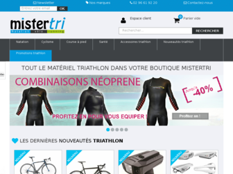 mistertri.fr website preview