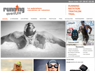 running-aventure.com website preview