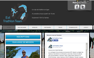 esttriathlonteam.fr website preview