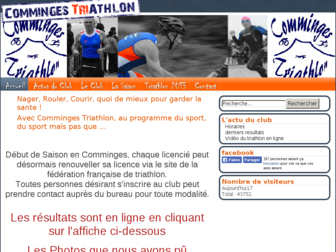 tricomminges.fr website preview
