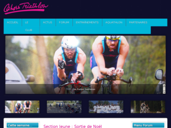 cahorstriathlon.com website preview