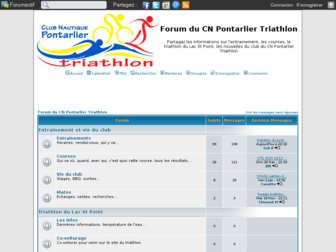 pontarliertriathlon.forumactif.org website preview