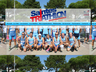 saintestriathlon.fr website preview