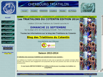 cherbourg.triathlon.free.fr website preview
